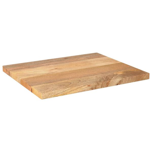 vidaXL Dessus de table 60x50x2,5 cm rectangulaire bois massif manguier