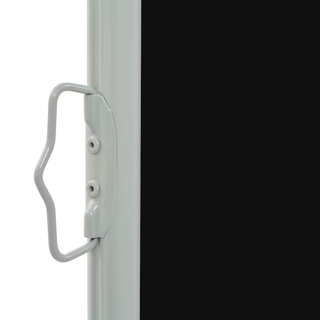 vidaXL Auvent latéral rétractable de patio 60x300 cm Noir
