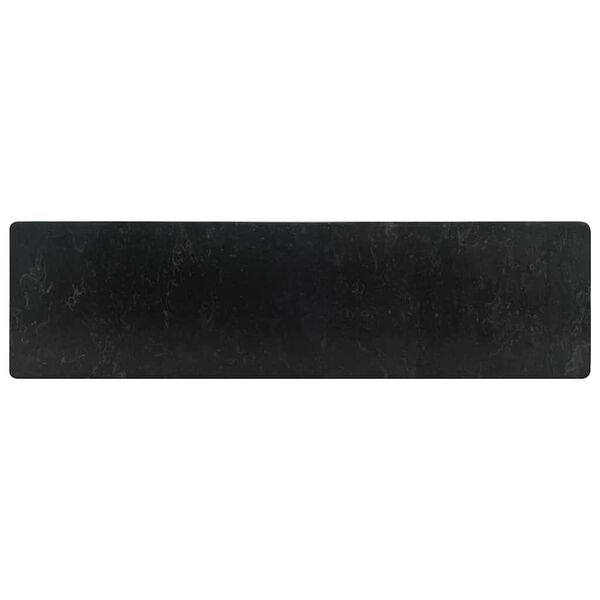 vidaXL Lavabo 45x30x12 cm marbre noir brillant