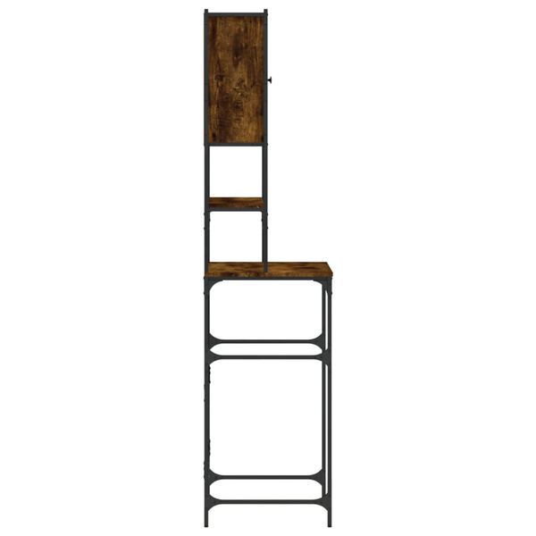 vidaXL Armoire de machine à laver chêne fumé 68x48,5x194 cm