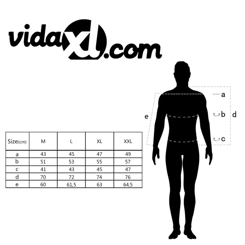 vidaXL Cardigan pour hommes Noir Taille M