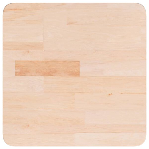 vidaXL Dessus de table carré 40x40x1,5 cm Bois chêne massif non traité