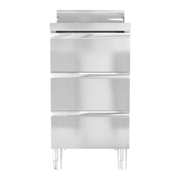 vidaXL Armoires de cuisine commerciale 3 pcs Acier inoxydable