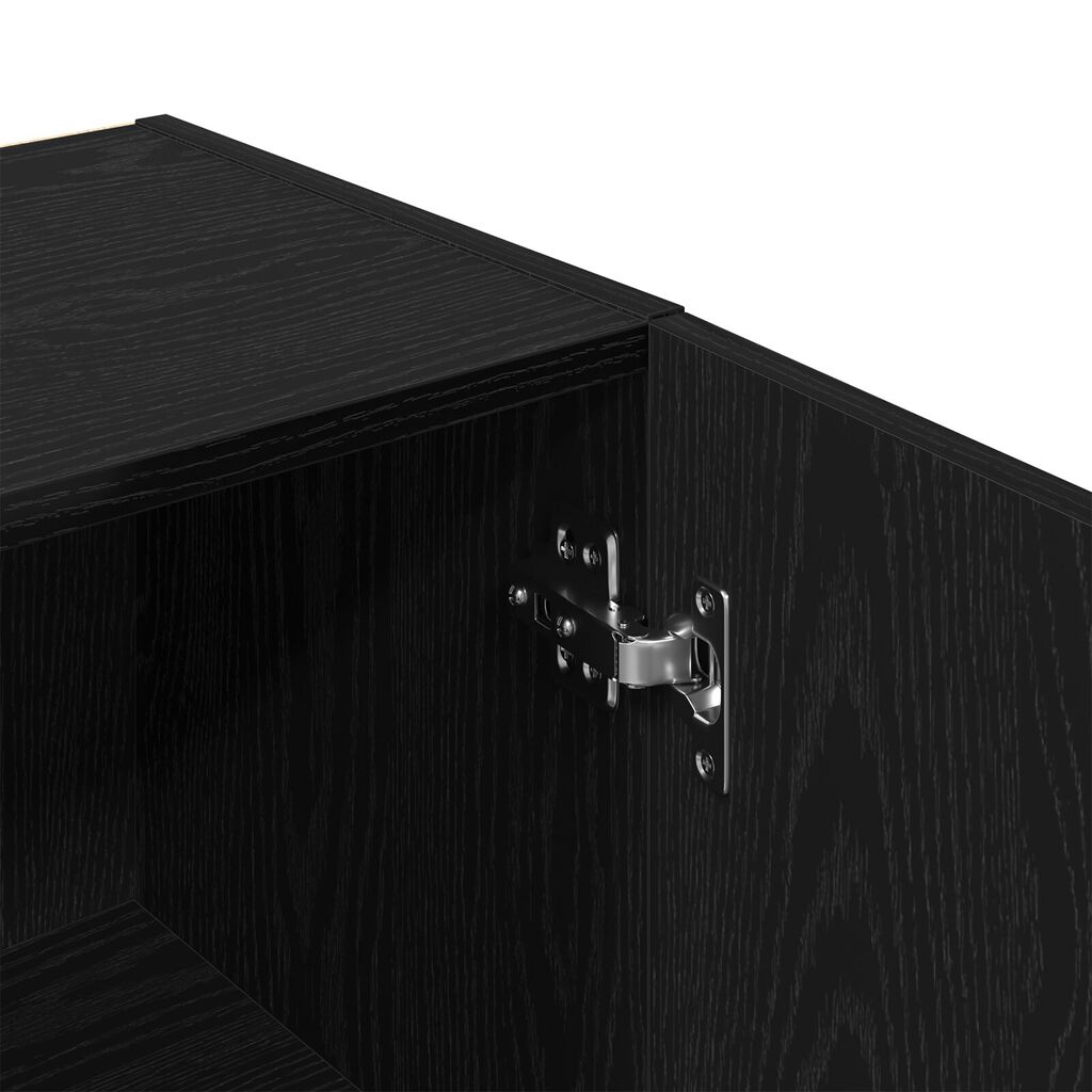 Meuble de salle de bain en chêne noir vidaXL - 32x34x188,5 cm