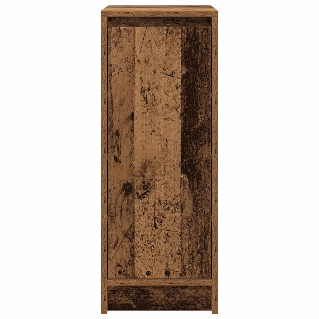 vidaXL Armoire à chaussures vieux bois 29,5x34x76 cm bois ingénierie