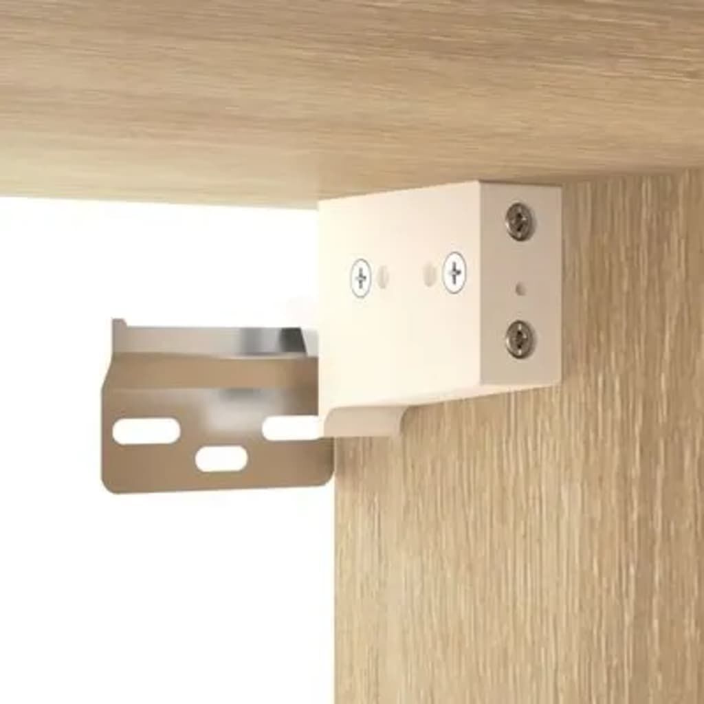 vidaXL Armoire à miroir avec LED Chêne sonoma 70x16,5x60 cm